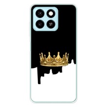 Чохол (Корона на чорному фоні) для ЗТЕ Блейд А55 (Золота корона)