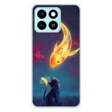 Чохол на тематику: Коти для ZTE Blade A55 – Зустріч
