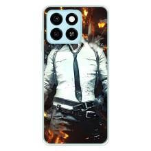 Чохол з картинкою "Герой Pubg" на ZTE Blade A55 – Man Пубг