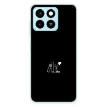 Чехол с картинками на черном фоне для ZTE Blade A55 – Книжки