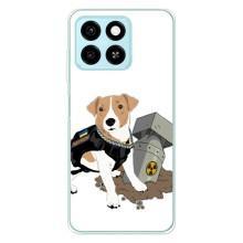 Чохол з принтом Песика Патрон для ZTE Blade A55 – Пес Патрон з ракетою