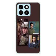 Чохол для ZTE Blade A55 (AlphaPrint - с принтом Зеленського) – Президент