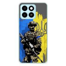 Чехлы с принтом (Воины ЗСУ) для  ZTE Blade A55 (Солдат ЗСУ)