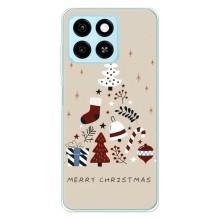 Чехол Санта Клаус для ZTE Blade A55 – Merry Christmas