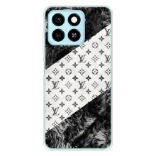 Чехол Стиль Louis Vuitton на ZTE Blade A55 (LV на белом)