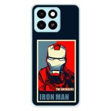Чехол Супергерой Железный человек на ZTE Blade A55 – Art Iron man