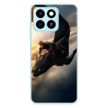 Чехол дракон Беззубик для ZTE Blade A55 – Полет Беззубика