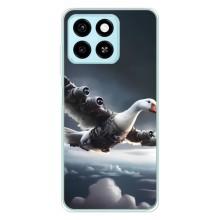 Чохол з мемом Тралалело тралала на ZTE Blade A55 – Бомбардіні гусіні