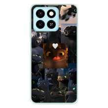 Чохол як приборкати дракона на ZTE Blade A55 (Дракон колаж)