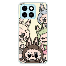 Чохол з Лабубу на ZTE Blade A55 (Колаж Лабубу)