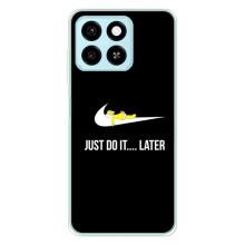 Чехол с логотипом Найк на ZTE Blade A55 (Nike just do it)