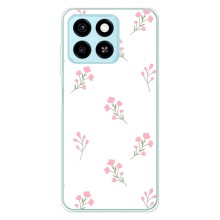 Чохол з розовим принтом для ZTE Blade A55 – Рожеві квіти