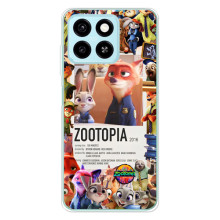 Чехол Зоотрополіс на ZTE Blade A55 – Коллаж Зоо