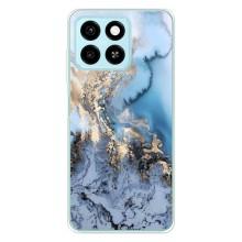 Мраморный чехол на ZTE Blade A55 (VPrint) – Нежный мрамор