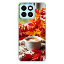 Чохол з унікальним дизайном 'Осінь з кавою' для ZTE Blade A55