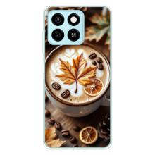 Чохол з унікальним дизайном 'Осінь з кавою' для ZTE Blade A55 – Пряна кава