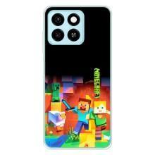 Чехлы для ZTE Blade A55 (Персонажи Майн Крафт) – Герой Майнкрафт