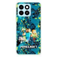 Чехлы для ZTE Blade A55 (Персонажи Майн Крафт) – Майнкрафт