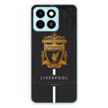 Силиконовые Чехлы принт Футбол на ZTE Blade A55 – Liverpool