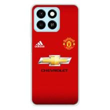 Силиконовые Чехлы принт Футбол на ZTE Blade A55 – Man United