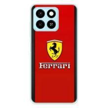 Силиконовый бампер с картинкой машины на ZTE Blade A55 – Ferrari Logo
