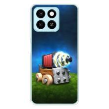 Силиконовый Чехол (атрибутика Клеш Роял) для ZTE Blade A55 – Пушка