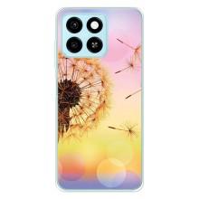 Силиконовый Чехол с одуванчиками на ZTE Blade A55 – Цветок-одуванчик