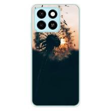 Силиконовый Чехол с одуванчиками на ZTE Blade A55 – Красивый одуванчик