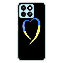 Силиконовый Чехол на ZTE Blade A55 (Я-Украина) – Украинское сердце