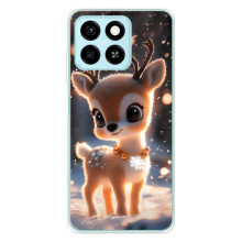 Яскравий чохол для ZTE Blade A55 з Зимові Оленята – Оленятко