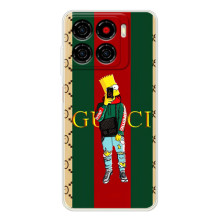 Брендновые Чехлы для ZTE Blade A56 - (PREMIUMPrint) (Барт ГУЧЧИ)