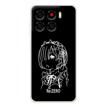 Чехлы Персонажи Аниме Наруто для ZTE Blade A56 (AlphaPrint) (Re: Zero)