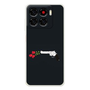 Чехлы (ART) Цветы на ZTE Blade A56 (VPrint)