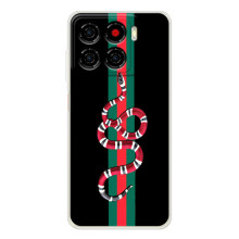 Чехлы Бренд GUCCI для ZTE Blade A56 – Змей Гуччи