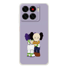 Чехлы для ZTE Blade A56 - Bearbrick Louis Vuitton (PREMIUMPrint) (Дружба Беарбрик)