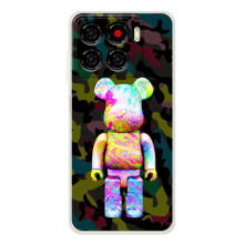 Чехлы для ZTE Blade A56 - Bearbrick Louis Vuitton (PREMIUMPrint) (Яркий Bearbrick)