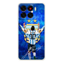 Чехлы для ZTE Blade A56 (Leo чемпион) (AlphaPrint) (Месси сборная)