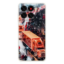 Чехлы на Новый Год ZTE Blade A56 (Кока Кола)