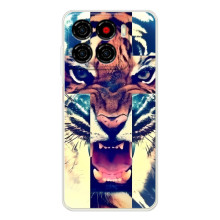 Чехлы с изображением разных животных для ZTE Blade A56 (Яркий Тигр)