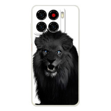 Чехлы с картинками животных ZTE Blade A56 (Черный ЛЕВ)
