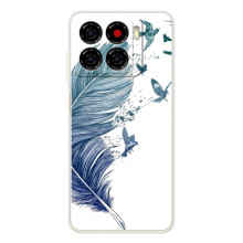 Чехол с картинкой (Стильные) для Блейд А56 - (AlphaPrint) (Перышко)