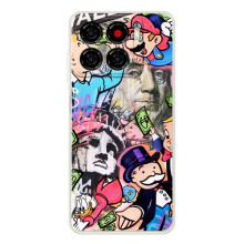 Чехлы с крутыми принтами для ZTE Blade A56 - (PREMIUMPrint) (Monopoly man)