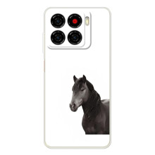 Чехлы с Лошадью дляZTE Blade A56 (VPrint) (Чорний кінь)