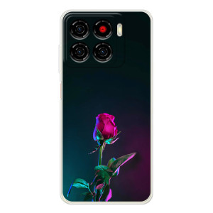 Чехлы с принтом Розочки для ZTE Blade A56 – Ночная роза