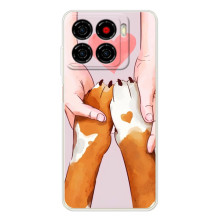 Чехлы с собаками для ZTE Blade A56 (VPrint) (Любовь к собакам)