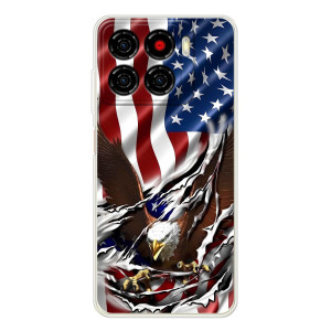 Чехол Флаг USA для ZTE Blade A56 – Флаг USA