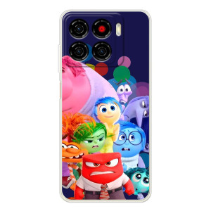 Чехол Головоломка для ZTE Blade A56 - (AlphaPrint) – Герои головоломки