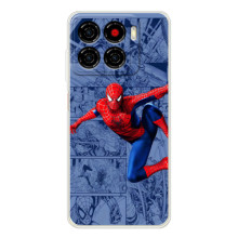 Силиконовый Чехол для ZTE Blade A56 (Человек Паук)