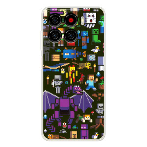 Чохол Майнкрафт на ZTE Blade A56 (AlphaPrint) Minecraft