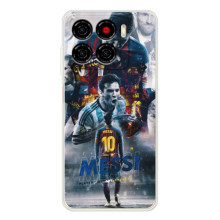 Чехол Месси футболист для ZTE Blade A56 – Коллаж Месси